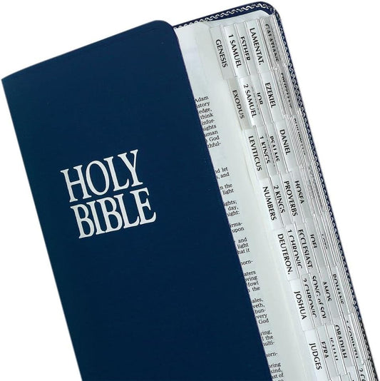 Tabbies Silver-Edged Bible Tabs ✨ 80 Tabs (Old & New Testament) | Easy Apply – Elegant Look