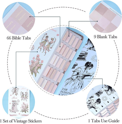 Elegant Pink Bible Tabs