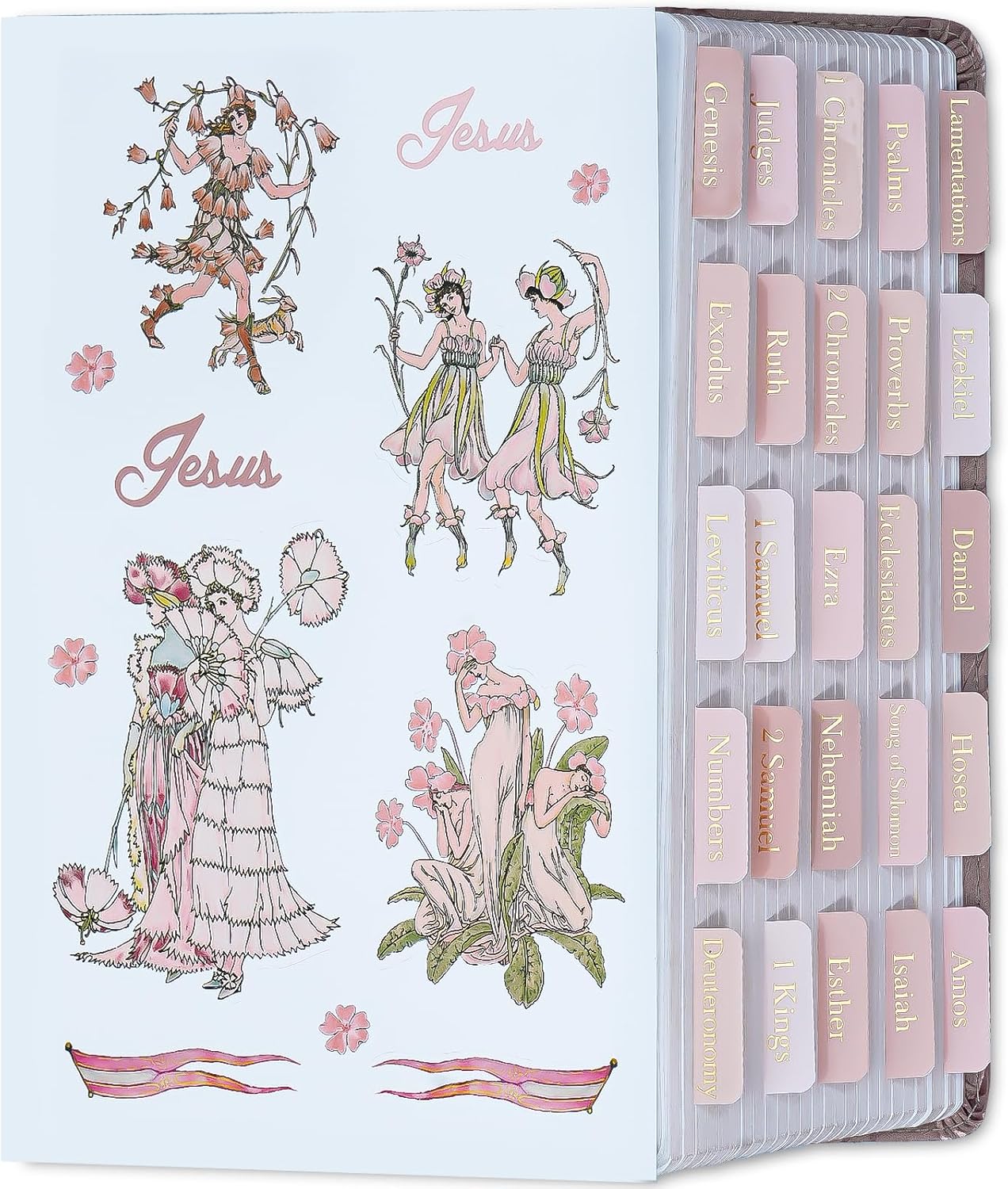 Elegant Pink Bible Tabs