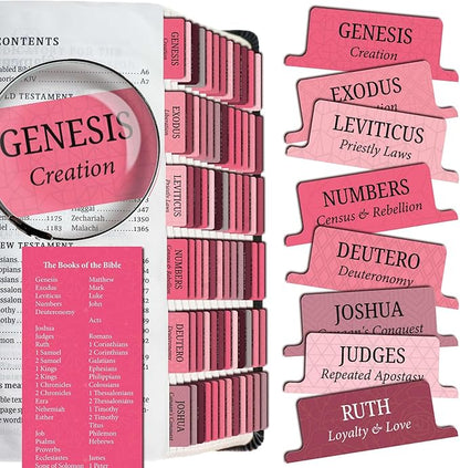 Premium Bible Tabs Tear Resistant – Laminated, Easy Apply, Old & New Testament