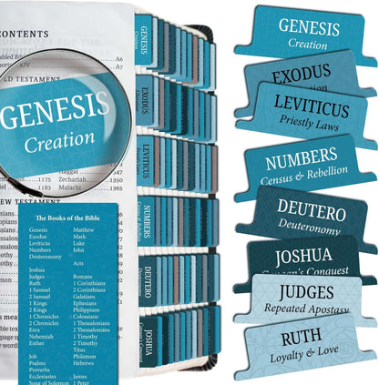 Premium Bible Tabs Tear Resistant – Laminated, Easy Apply, Old & New Testament